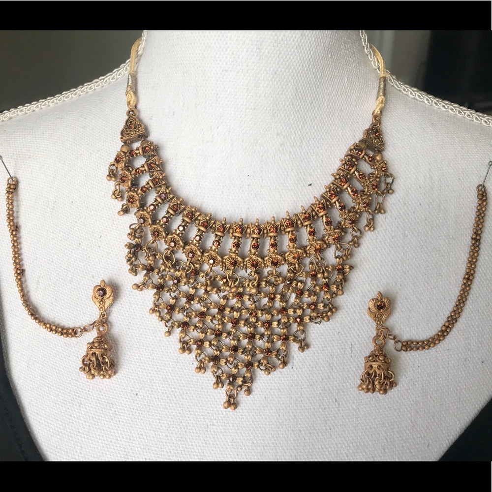 Kundan Wedding Indian Jewelry Set
